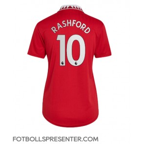 Manchester United Marcus Rashford #10 Hemma Matchtröja Dam 2022-23 Kortärmad